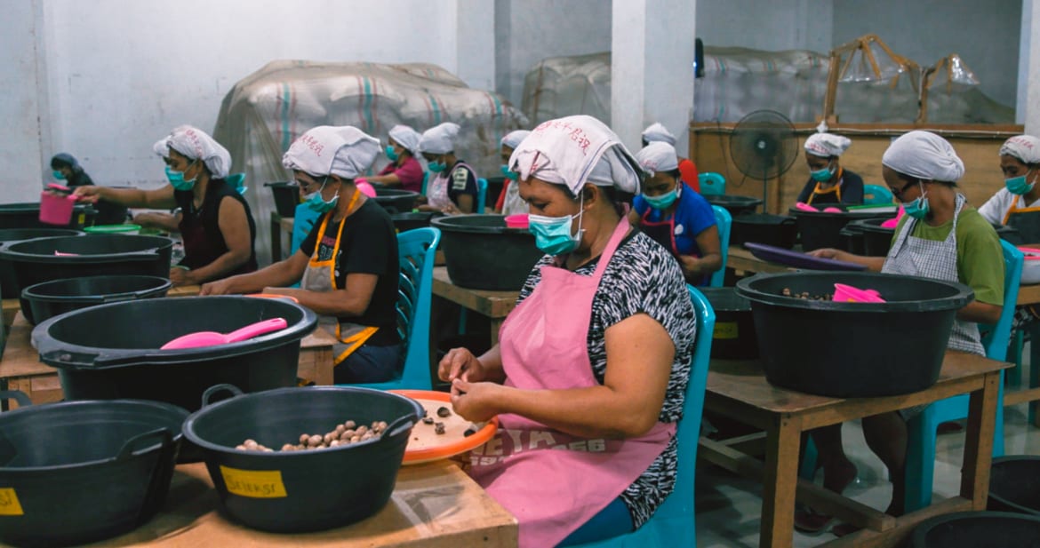 fair food - foto boeren aan het werk - commodities for fair food