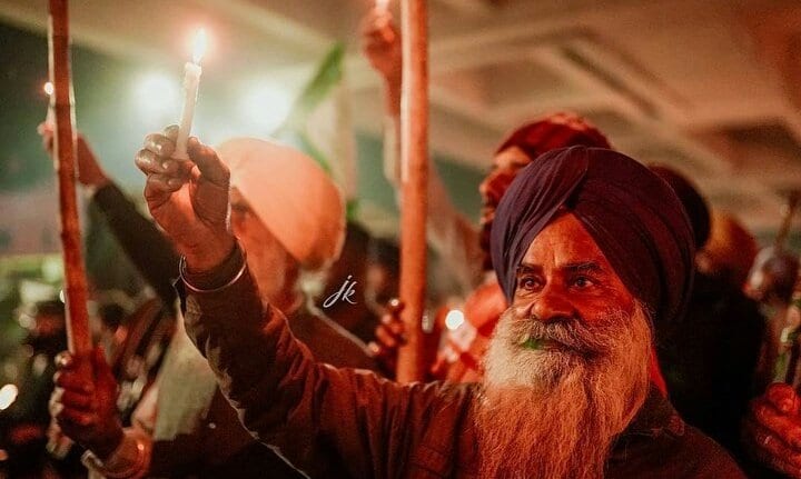 indian-farmer-protests-candles